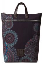 Taschenrucksack Desigual Arty Stay Baza Mandalaprint gris medio