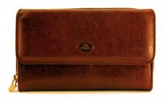 The Bridge Geldbörse Brieftasche Leder Marrone Braun