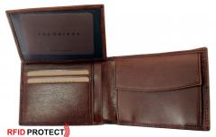 Herrenportemonnaie The Bridge braun RFID-Schutz