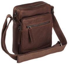 Crossbody Bag dunkelbraun gewachstes Leder The Chesterfield Brand Birmingham