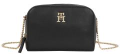 Schwarze Damentasche Tommy Hilfiger Kette Feminim 