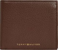 Herren Geldbörse Premium Leather Tommy Hilfiger CC Flap and Coin Brown