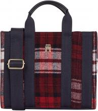 Tommy Hilfiger Kurzgrifftasche Check Identity Wolle