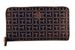 Tommy Hilfiger Geldbörse Love Reißverschluss Print Schwarz