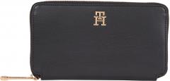 Portemonnnaie Tommy Hilfiger Damen Iconic Tommy Large ZA schwarz