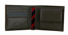 Tommy Hilfiger Johnson Lederbörse Herren Velours dunkelbraun