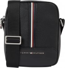 Tommy Hilfiger Mini Reporter schwarz TH Central Stripe Männertasche