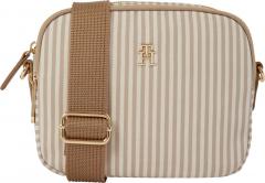 Tommy Hilfiger Poppy Summer Camera Bag Safari Canvas Stripe Beige