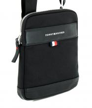 Tommy Hilfiger Tailored Mini Crossovertasche schwarz Nylon