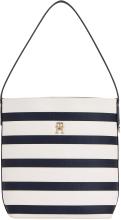 gestreifte Beuteltasche Iconic Tommy Hilfiger maritim