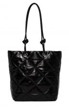 Tote Bag Gianni Chiarini Kate schwarz Nero Lederbeschichtung