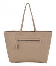 Tote Bag Liebeskind Berlin MDShoppeL Taupe grau Leder Shopper