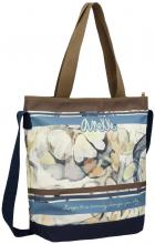 Tragetasche Anekke Memories Stories floraler Print blau braun bunt