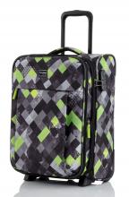 Travelite Campus 2 Rad Boardtrolley Karo Grün