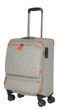 Travelite Kabinentrolley Checkline S 54cm Hahnentritt