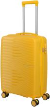Travelite Pacific Trolley S Handgepäckkoffer Hartschale Gelb
