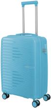 Travelite Pacific Trolley S Handgepäckkoffer Hartschale Light Blue - Blau