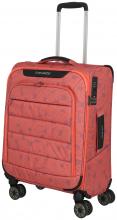 Soft Case Handgepäckkoffer Travelite Skaii 4w Trolley S 55cm Peach
