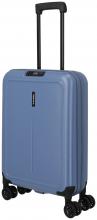 faltbarer Handgepäckkoffer blau Travelite Basics 4-Rad Bordtrolley 55cm