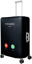 Travelite Schutzhülle Koffer L schwarz Smartphonedesign