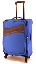Travelite Wave 4 Rad Trolley M 65cm Blau