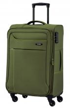 Travelite Weichgepäck Solaris 4 Rad Trolley M 67cm Olive/Limone