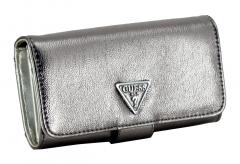 Überschlag Geldbeutel Guess Sandrine SLG Metallic Pewter