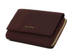 Ledergeldbörse Marc OPolo Inja Weinrot Zip Überschlag burgundy