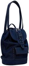 Desigual Jeansrucksack Dark Blue Krapina 2.0 Nieten Überschlag Bindella