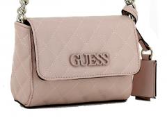 Überschlagtäschchen Guess Elliana Mini Blush hellrosa Ketten