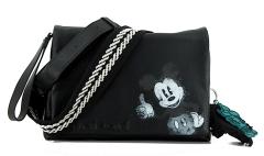 Überschlagtasche Desigual Mickey Dortmund Flap schwarz Comicprint