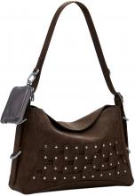 Desigual Hobotasche Paisley dunkelbraun Etui New Patch 2 Choco Nieten