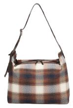 Les Visionnaires Weekender Maxime Check Karomuster braun dunkelblau