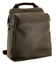 Marsupio Mandarina Duck Mellow Leather - Nero, Pelle Italiana 30x16x10 Cm