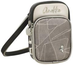 Anekke mini Sophia Auralis metallic Handytasche beige
