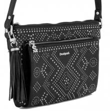 Umhängetasche Desigual Toulouse Crux Schwarz Nieten
