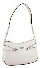 elegante Schultertasche warmweiß Guess Lorelei Top Zip Bone