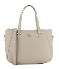Damentasche Hilfiger Element Satchel Beige Nude Lederoptik