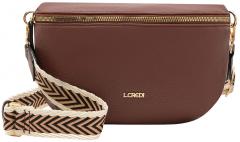 L.Credi Umhängetasche Gürtel Oliana Nougat Braun 