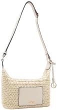 kleine L.Credi Crossovertasche beige Bast Ramina Sand