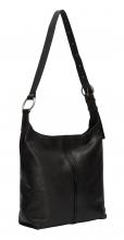 Umhängetasche Medium Liebeskind Hobo Black Glattleder