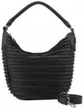 FREDsBRUDER Shopper Leder schwarz Riffeltier