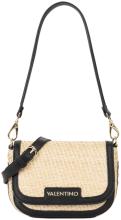 Valentino Demetra schwarz Bast elegant Crossovertasche natur Sommer