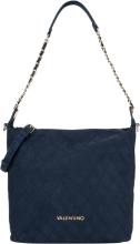 Valentino Makena Schultertasche Velours Blu - Dunkelblau