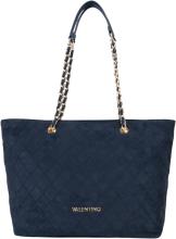 Valentino Makena Shopper Velours Blu - Dunkelblau