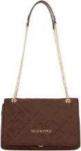Valentino Ocarina Suede Überschlagtasche Velours Moro - Dunkelbraun