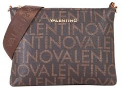 Valentino schmale Umhängetasche Moro feminin Regina braun Logoprint
