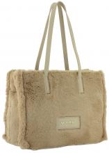 Shopper flauschig Mario Valentino beige Special Fadia Patch