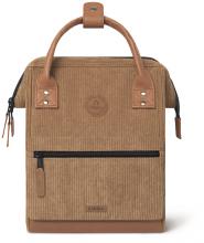 Wanderrucksack Small Cabaia braun Cordsamt Adventurer Fronttasche Dubai