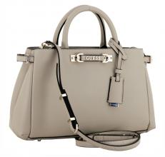Handtasche Taupe Guess Lefia Luxury Satchel bürotauglich